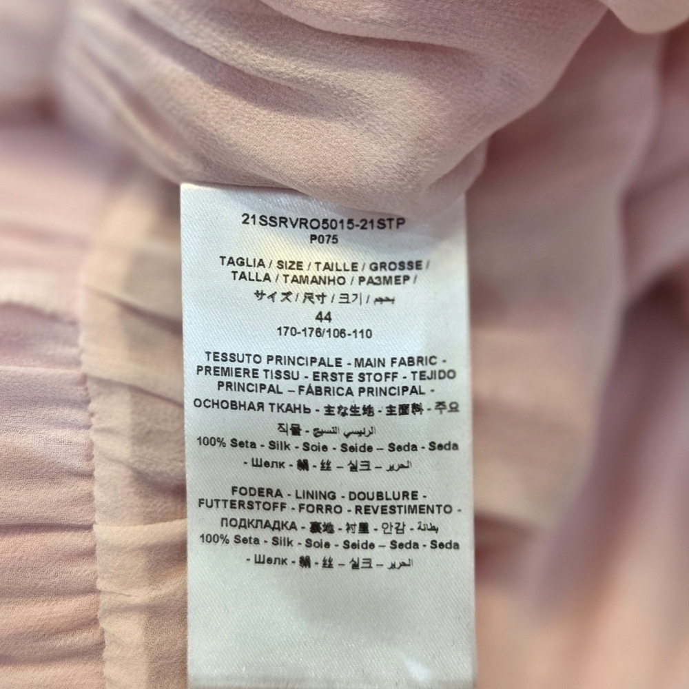 Giambattista Valli silk gown pink floral Maxi Dress, Garden Party, Wedding, Sz 8 - Picture 6 of 13